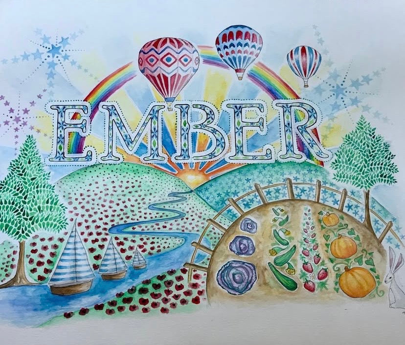 Personalised Hand-Painted Name Artwork