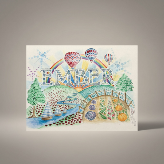 Personalised Hand-Painted Name Artwork