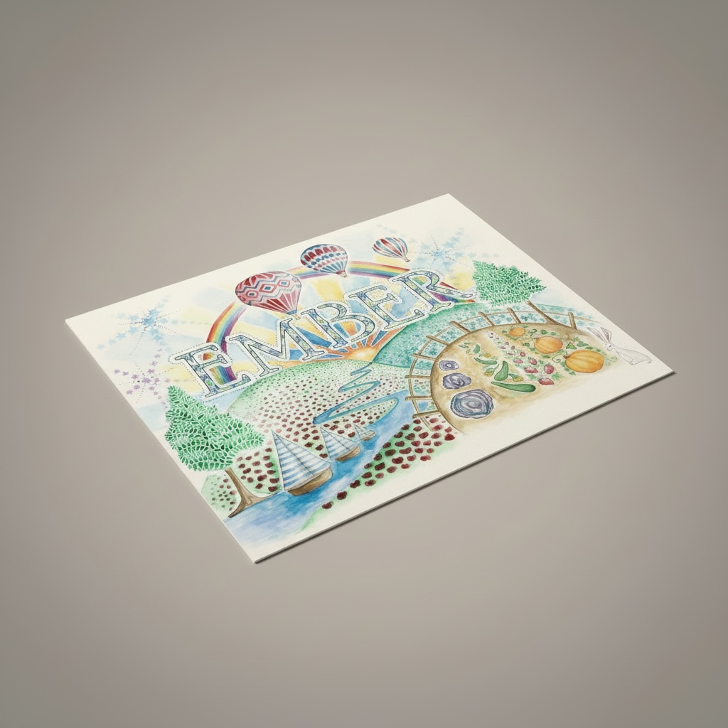 Personalised Hand-Painted Name Artwork