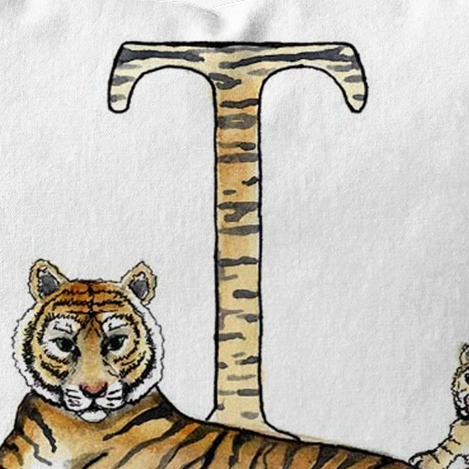 Tess Illustrates A to Z Learn with me. She has created a truly unique learning alphabet for children and designed beautiful illustrative art that is hard to forget.