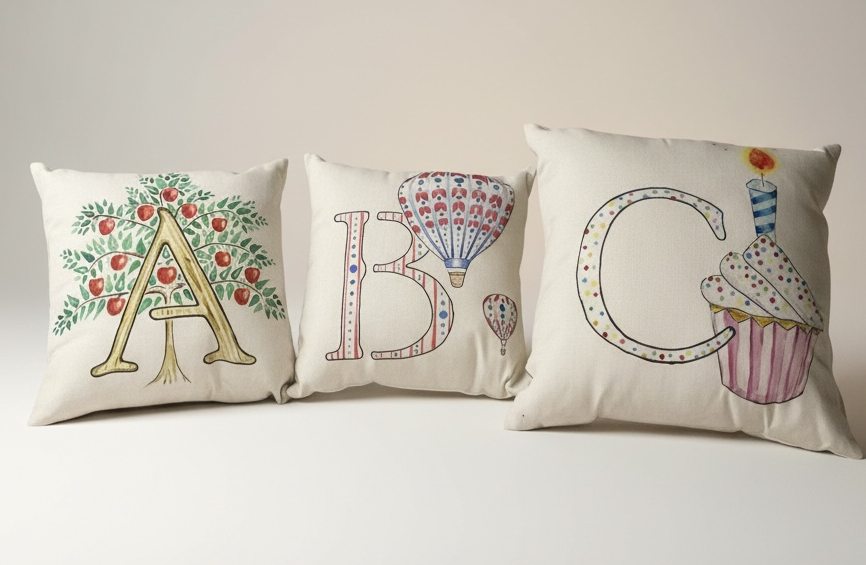 Tess Illustrates A to Z Learn with me. She has created a truly unique learning alphabet for children and designed beautiful illustrative art that is hard to forget.
